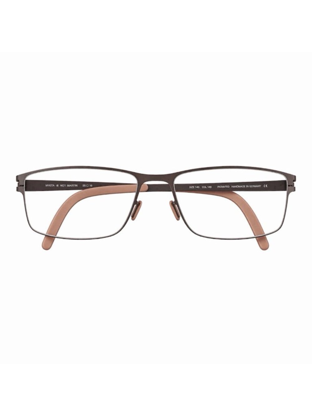 MYKITA NO1 Martin 149 Dark Brown Eyeglasses Frames Only 55-16-140 Germany